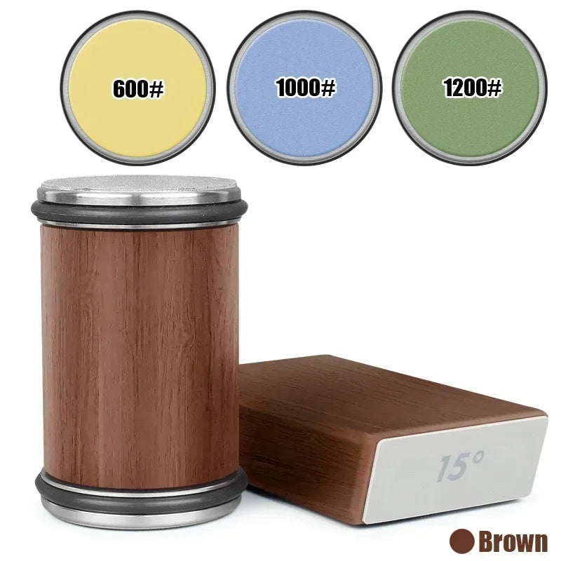 2025 UPgrade Rolling Knife Sharpener 15/20° Angle Magnetic type Base Roller Sharpeners 240-10000# Grindstone Professional tool