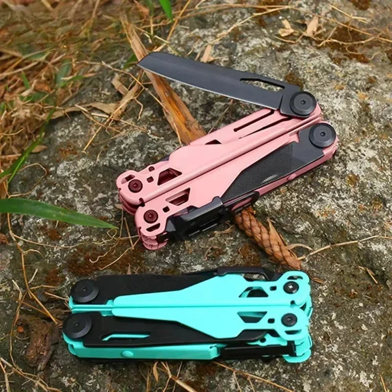 BHBT 19 in 1 Multitool Pliers Folding Knife Multi Tool Hoxagon Wrench Outdoor Camping EDC Tool Home Repair Maintenance