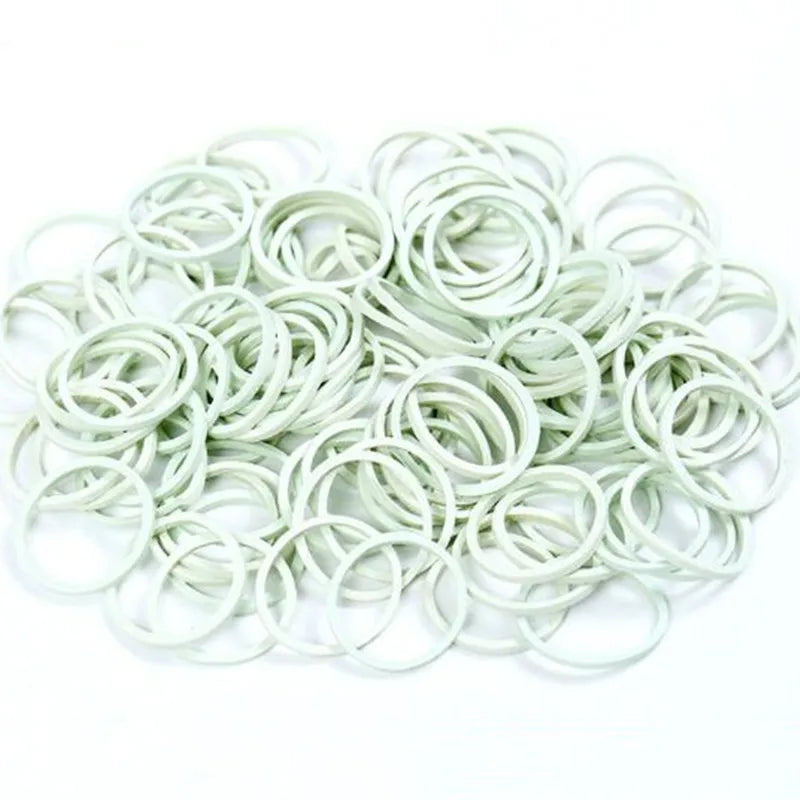 100Pcs Mini Rubber Bands Office Rubber Ring 16x1.4mm Soft Elastic Bands Stationery Holder Band Loop Home School Office Supplies