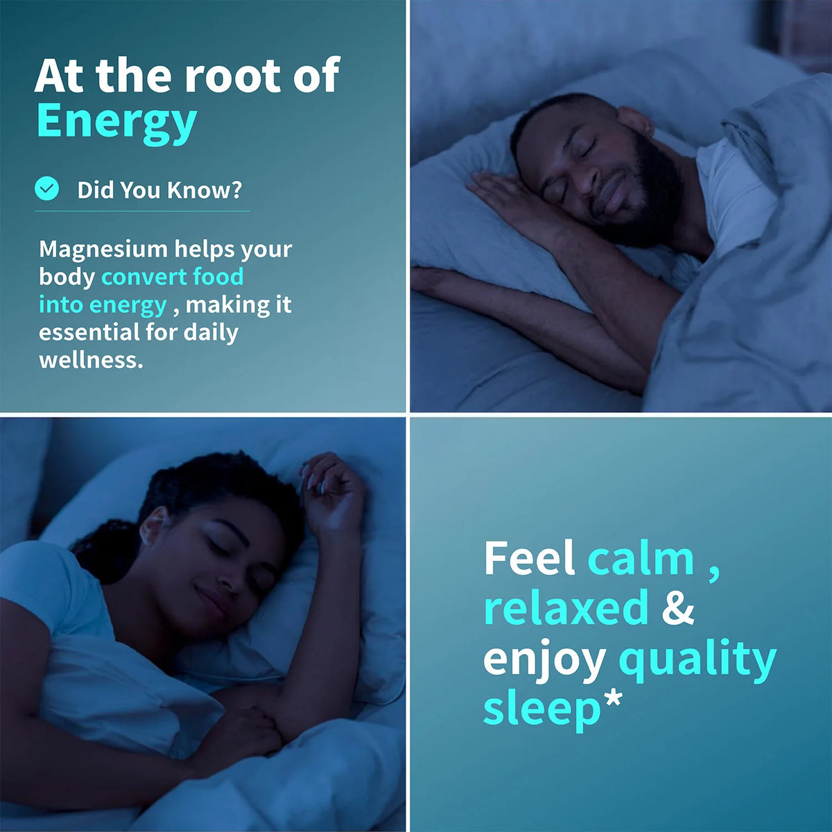 Magnesium Glycinate 500mg Nutritional Supplement Supports Nervous System Bone & Muscle Health Supports Calm Mood & Body Relaxation for Daily Wellness