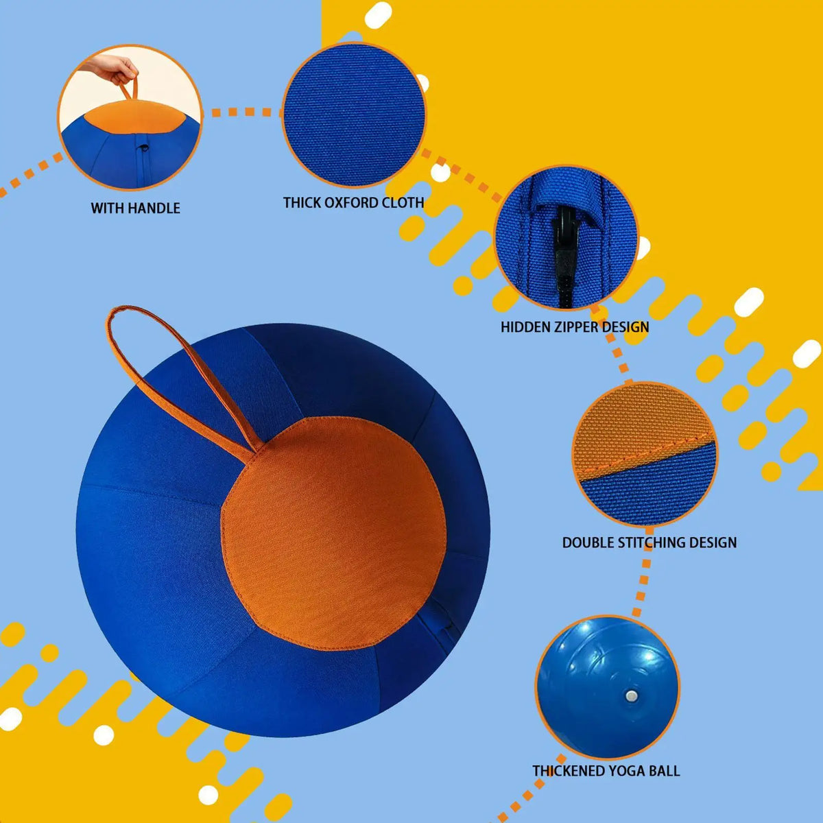 Pet Herding Ball 45cm Large Dog Ball Interactive Moving Toys For Dogs Breed Pet Puppy Outdoor Training Play Ball Kids Game Toys