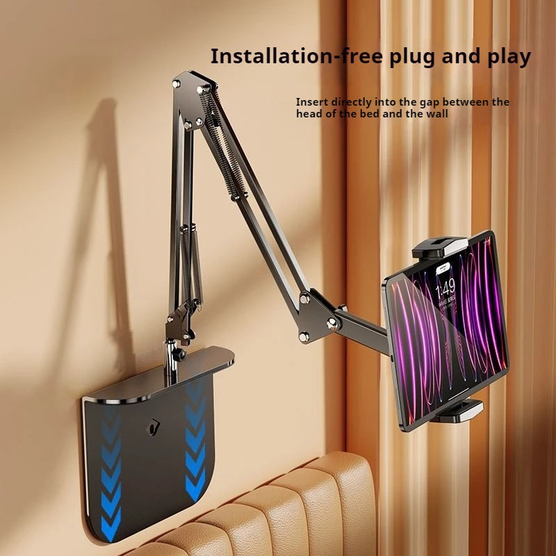 Adjustable Bedside Phone Stand Suitable For iPad Tablet Multifunctional Metal Extendable Lazy Person Watching Tv On The Bed