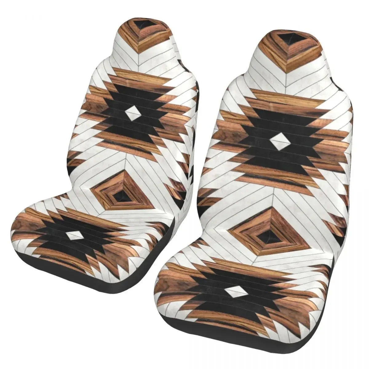 Antique African Textile Print Universal Car Seat Cover Protector Interior Accessories Women Seat Cushion/Cover Seat Protector
