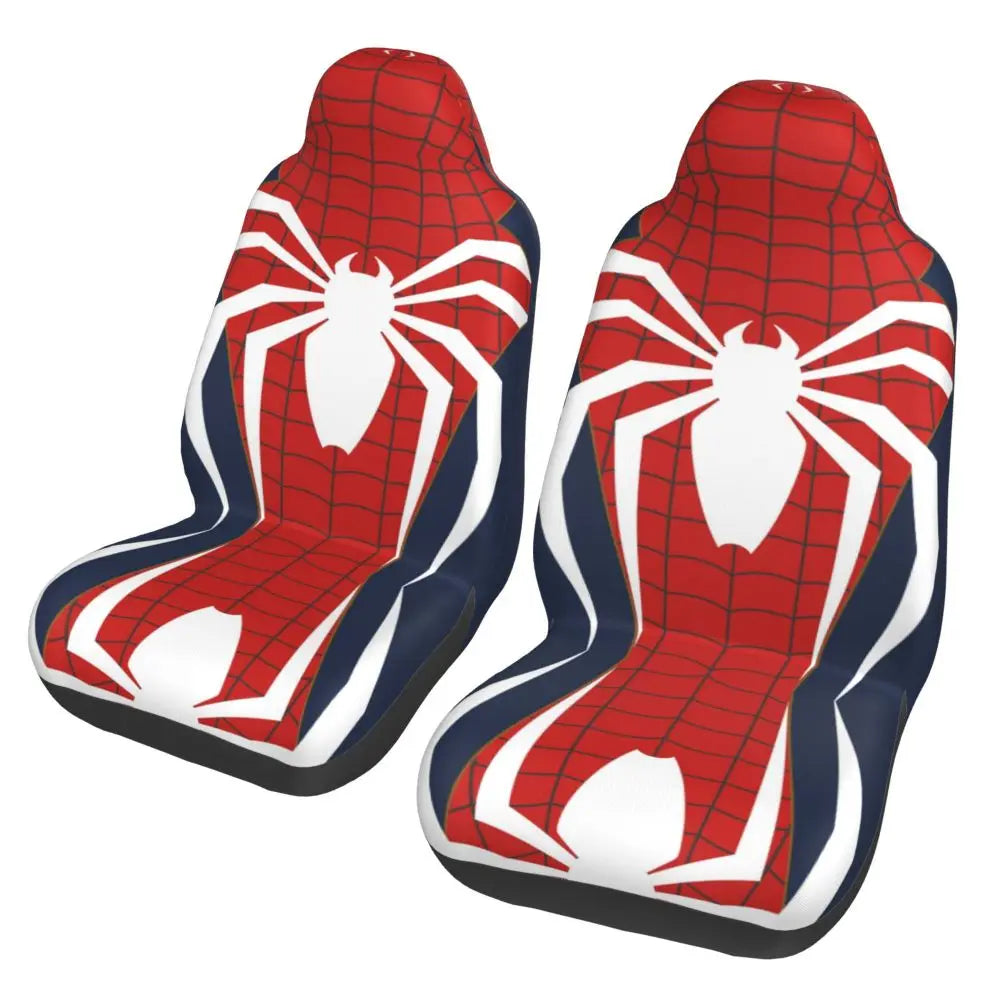 Spidey Spiderman Universal Car Seat Cover for most cars Suitable For All Kinds Models Superheros Seat Covers Polyester Fishing