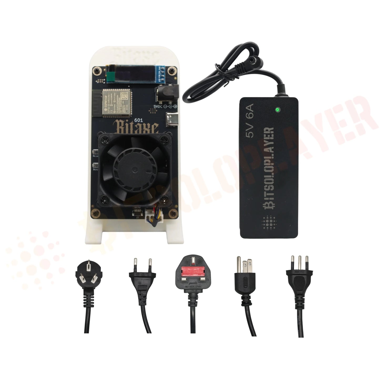 bitcoin miner Bitaxe gamma 601 1.2th/s 18w BM1370 ASIC BTC miner Lottery Miner home miner With power adapter