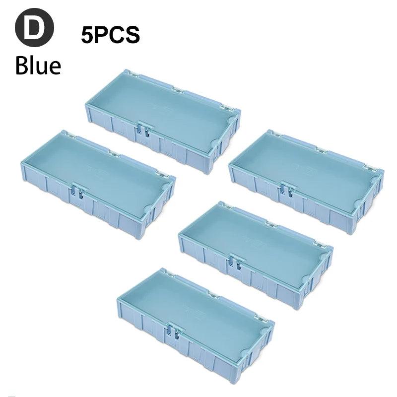 SMD SMT Electronic Component Container Mini Storage Boxes kit PCB Component Organizer for Small Component Jewelry Tool