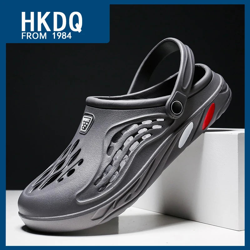 Large Size 36-49 Trend Summer Sandals For Men White Comfortable EVA Casual Clogs Man Lightweight Anti-slip Men's Beach Slippers