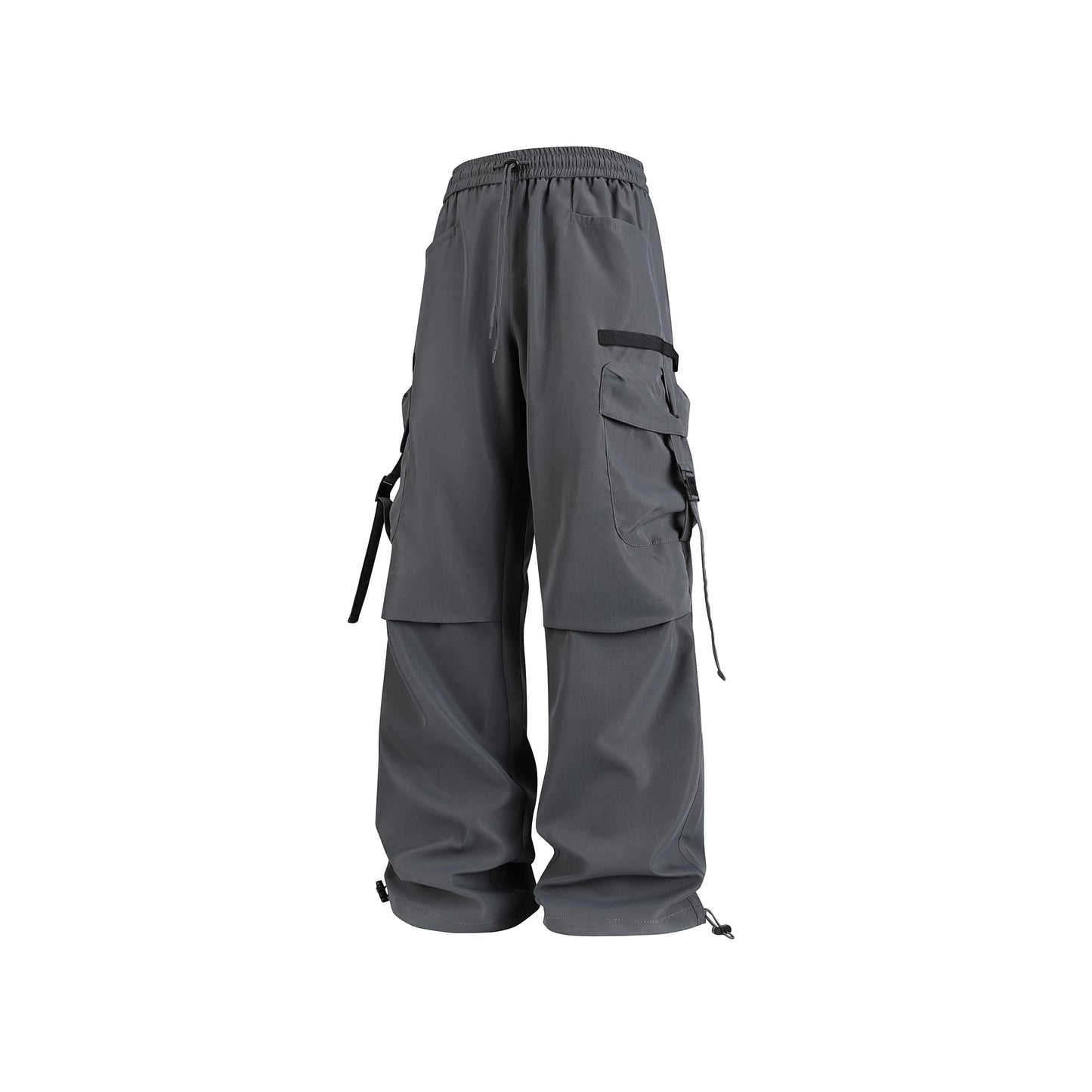 Men's sportswear pants are simple, versatile, retro and fashionable with large pleated pockets for outdoor work