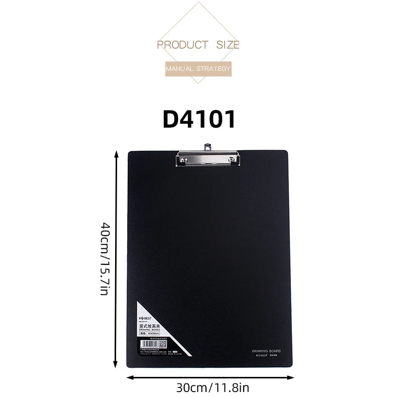 A3 Clipboard - Outdoor Sketching Clipboard, 8K Drawing Board Clip, Student Writing Pad, Office Document Holder