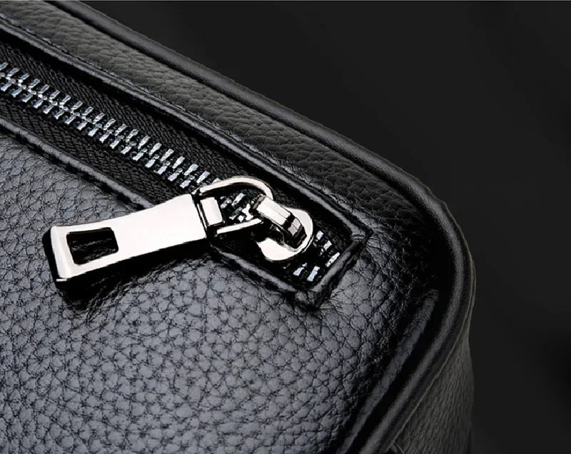 High Quality Genuine Leather Men Clutch Bags Fashion Business Clutches Card Pack Phone Coin Purses Travel Anti-theft Wallet Male