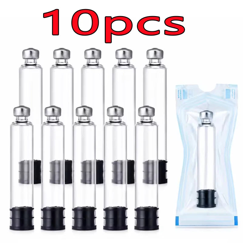 Portable Dose Adjustable Reusable Injector Pen Kit for Insulin Peptide, Comes with 10Pcs 3ML Replacement Cartridges