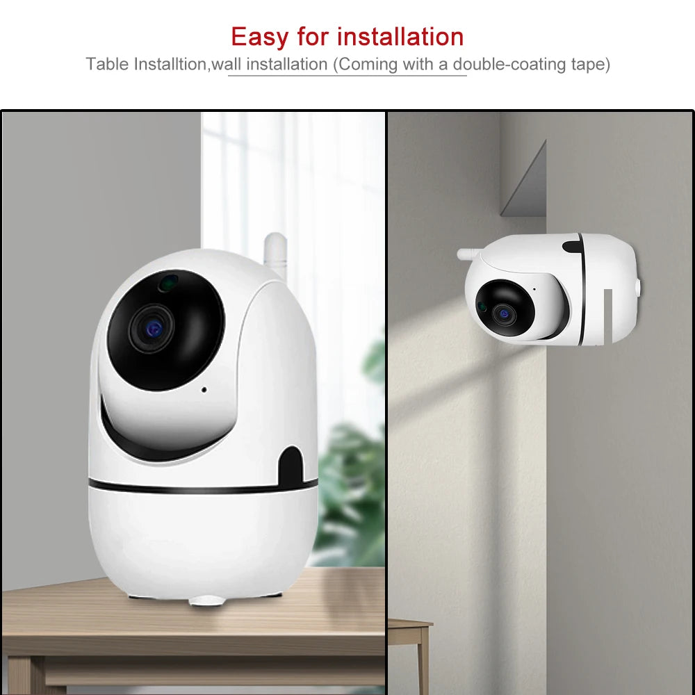 Anpviz 1080P Mini PTZ Camera Wifi Indoor Smart Baby Monitor Mini Wireless IP Camera Support 5G Wifi Auto Tracking YIIOT App View