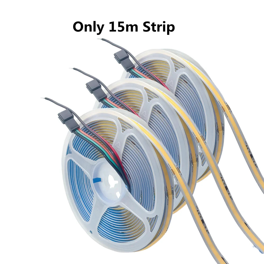 WS2811 COB Running Water Flowing LED Strip Light Horse Race Chasing Tape Wireless Remote Controller DC24V Power 20M 10M Full Set