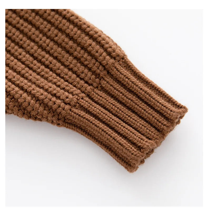 0-6Yrs Baby Boys Girls Knit Sweater Clothes 2025 New Toddler Infant Newborn Knitwear Soft Spring Long Sleeve Baby Pullover Tops