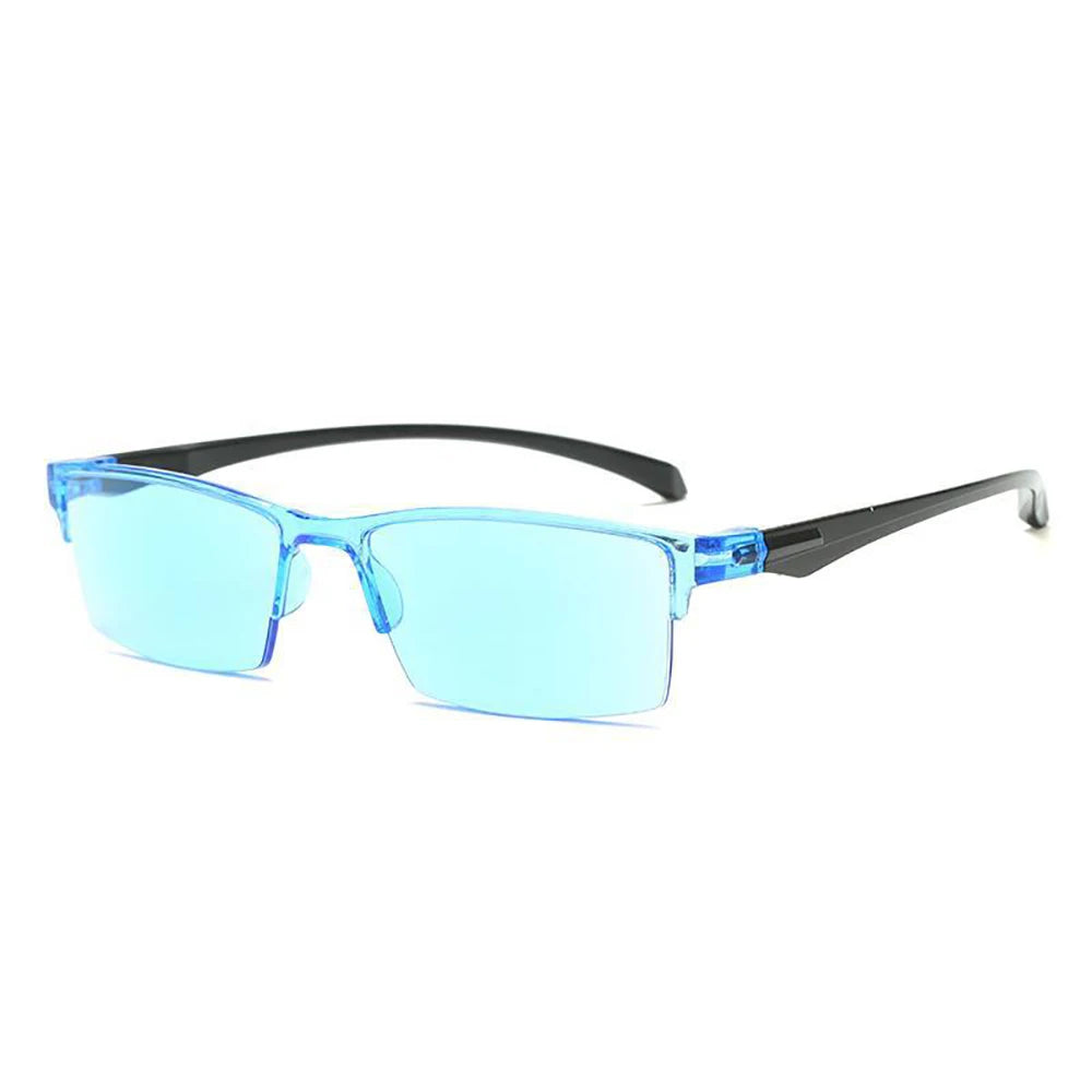 Intelligent Zoom Frameless Reading Glasses Fashion Presbyopia Glasses Hyperopia Glasses Unisex Anti-reflective Computer Eyeglass