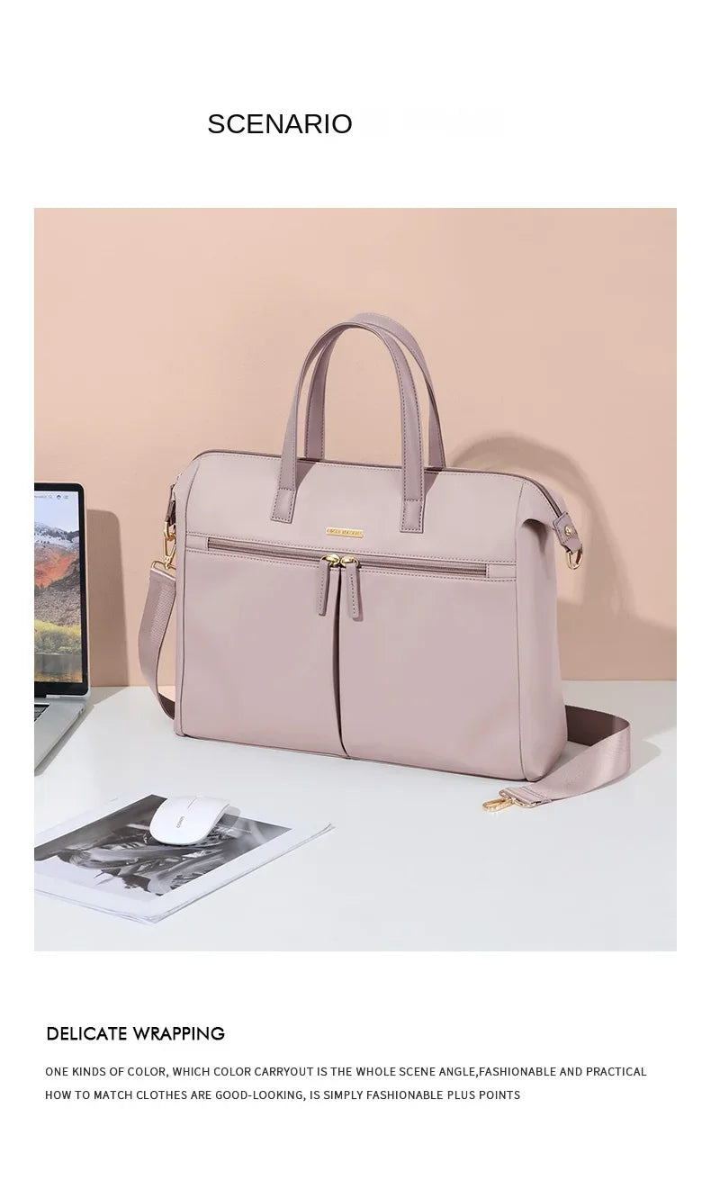 GOLF Women's Business Bags Briefcases Laptop 15 Inch Bag Commuter Handbag Lady Casual College Shoulder Bags for Women Trend 2024