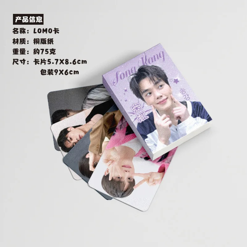 50pcs/set Kang Song Laser Cards Album LOMO Cards Angels And Demons Postcards Holographic Cards Glitter Cards Collectible Gifts