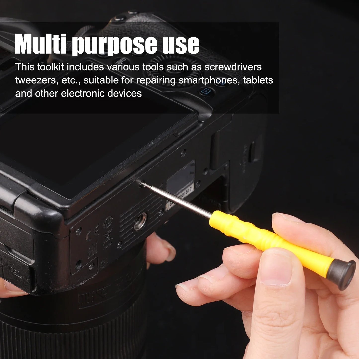 22 in 1 Mobile Phone Repair Tools Opening Screwdriver Set Disassemble Hand Tool Kit for iPhone iPad Laptop Computer Opening Tool