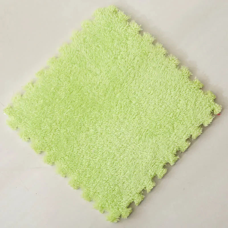 10/20Pcs Soft Plush Children's Mat Baby Play Mat Baby Toys Eva Foam Puzzle Carpet in Children's Room Keep Warm Playmat Floor Mat