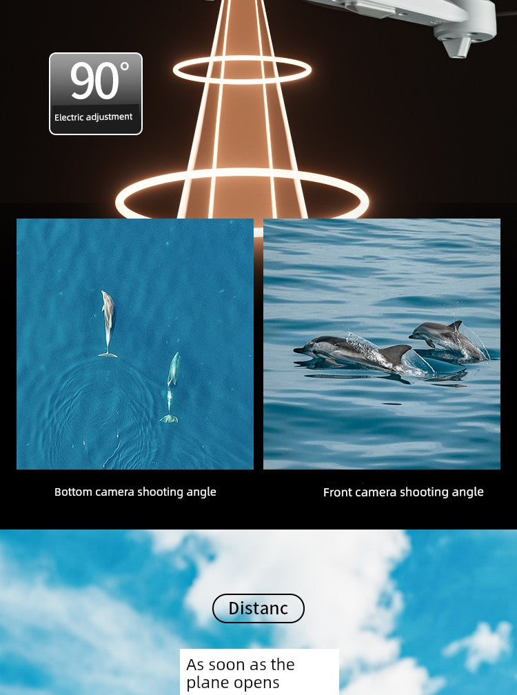 2025 New Arrival Remote Control Aircraft Kids UAV Toy Professional HD Aerial Photography Primary School Student Small Aircraft