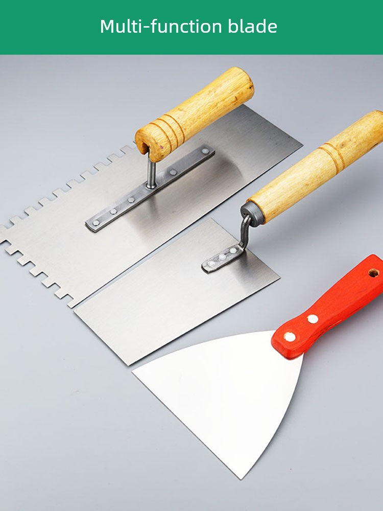 Dish Knife Plastering Trowel Clay Knife Shovel Batch Gray Knife Incense Ashes Spoon Clay Tile Tool Puttying Wall Plastering Tile