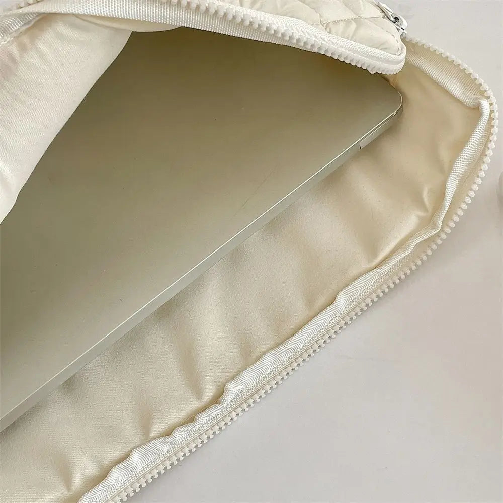 Universal Rabbit Laptop Sleeve Case 11/13/15 inch Broken Flowers Laptop Bag Bowknot Shockproof Tablet Protective Pouch