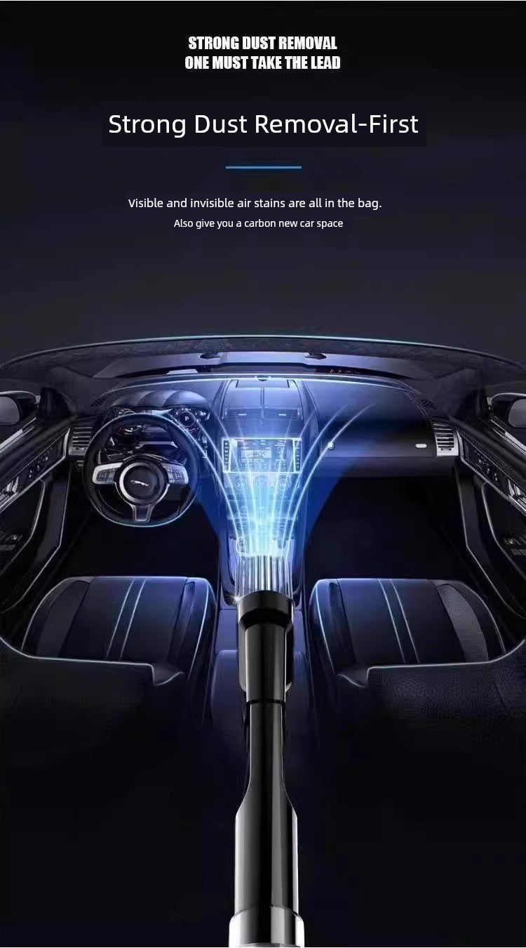 Mini Car Wireless Charging Automobile Vacuum Cleaner For Home Powerful Large Suction High Power Small Handheld Vacuum Cleaner
