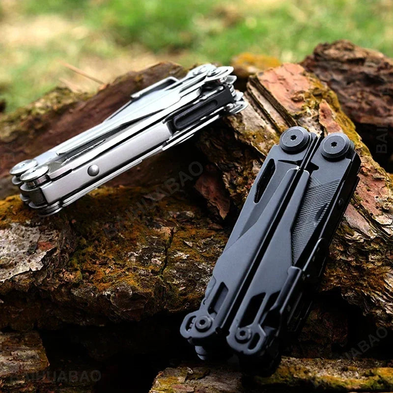 BHBT 19 in 1 Multitool Pliers Folding Knife Multi Tool Hoxagon Wrench Outdoor Camping EDC Tool Home Repair Maintenance