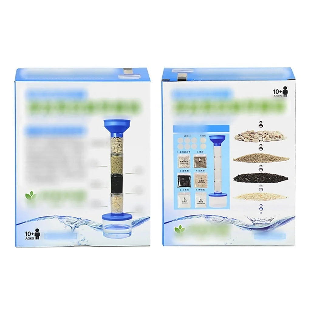 DIY Green Science Clean Water Science Kit Educational Toys Science Experiment Tecnologia Funny Science Toys