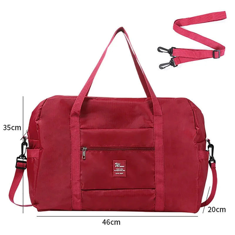 Travel Luggage Handbag Large Capacity Multifunctional Adjustable Lightweight Business Trips Short Distance Clothing Storage Bag