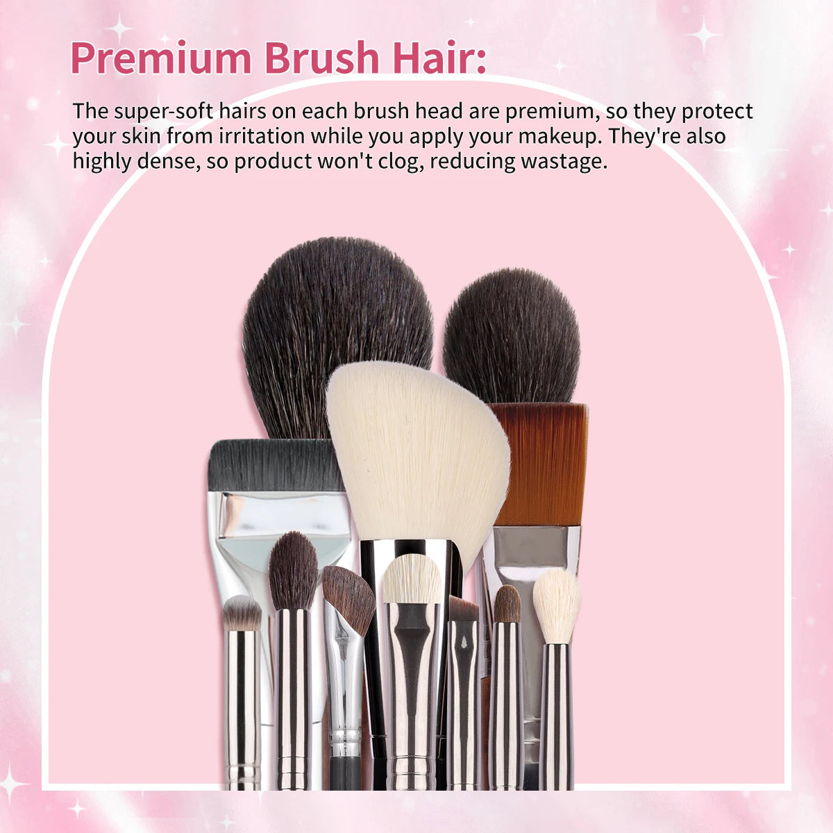 OVW 12pcs Makeup Brushes Set Concealers Blush Eye Shadows Brush Cosmetics Tool
