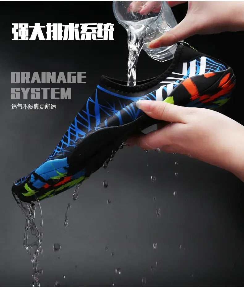 Unisex Shoes Swimming Water Yog Women Men Barefoot Outdoor Beach Sandals Upstream Aqua Shoes Nonslip River Sea Diving Sneakers