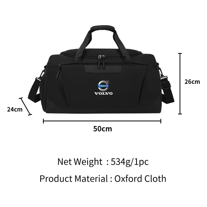 Car Logo Gym Bag Waterproof Outdoor Sports Bag Golf Travel Backpack For Volvo XC90 XC60 C30 T6 S60 C70 XC40 V40 XC70 V70 V60 V50