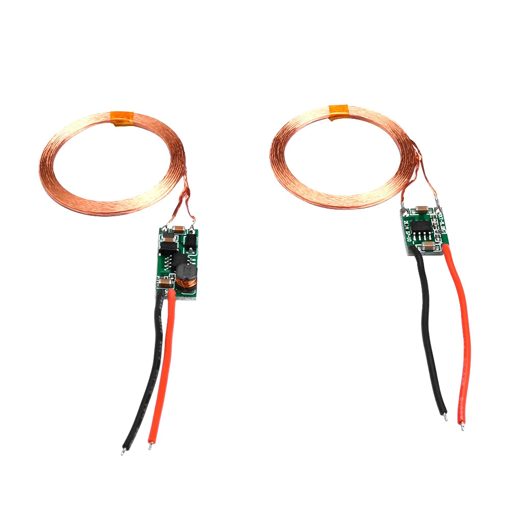 5V 1A/5V2A Wireless Power Supply Module Wireless Charger Module Transmitter Receiver Terminal Circuit Board Module for DIY Phone