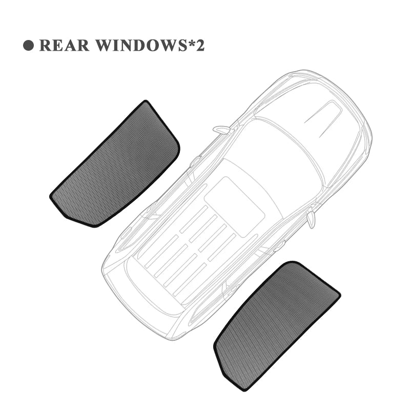For Lexus GX 2024 2025 Land Cruiser Prado J250 LC250 Magnetic Car Sunshade Front Windshield Curtain Rear Side Window Sun Shade