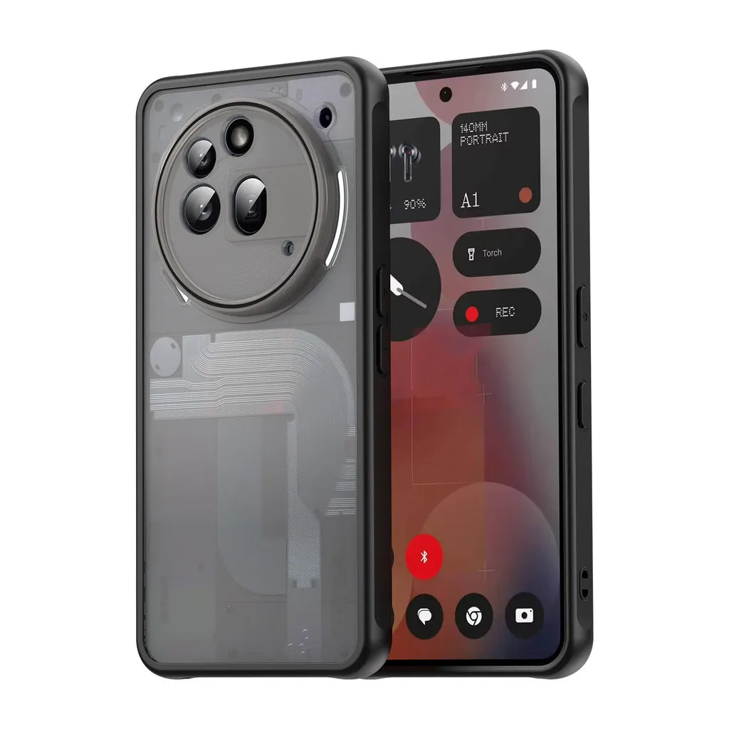 Armor Shockproof Soft Bumpers Hard Case For Nothing Phone 3a Pro Matte Mobile Phone Casing