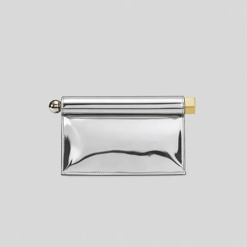 Luxury Designer Handbag for Women New Fashion Take-out Clutch with Metal Dreses Purses Prom Bag for Ladies Crossbody Bag