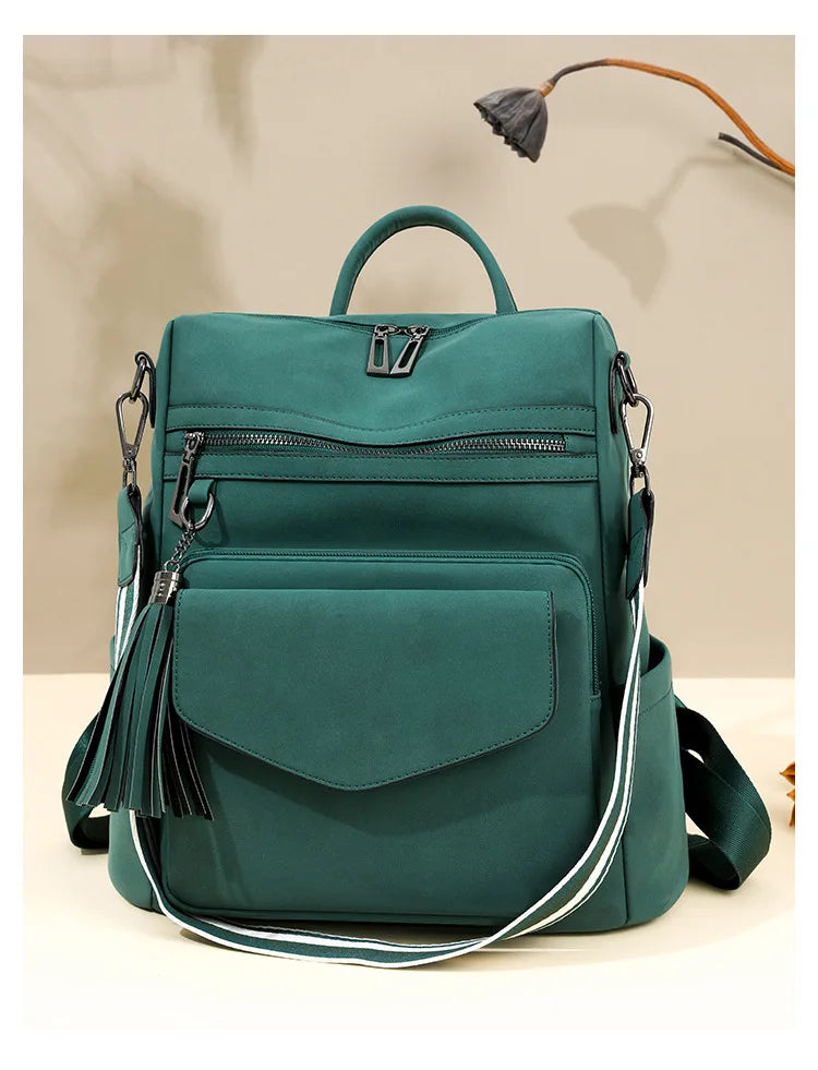 Winter Women's Backpack European Retro Two-shoulder Bag Luxury PU Composite Bag Commuter Single Shoulder Bag Leisure Travel Bags