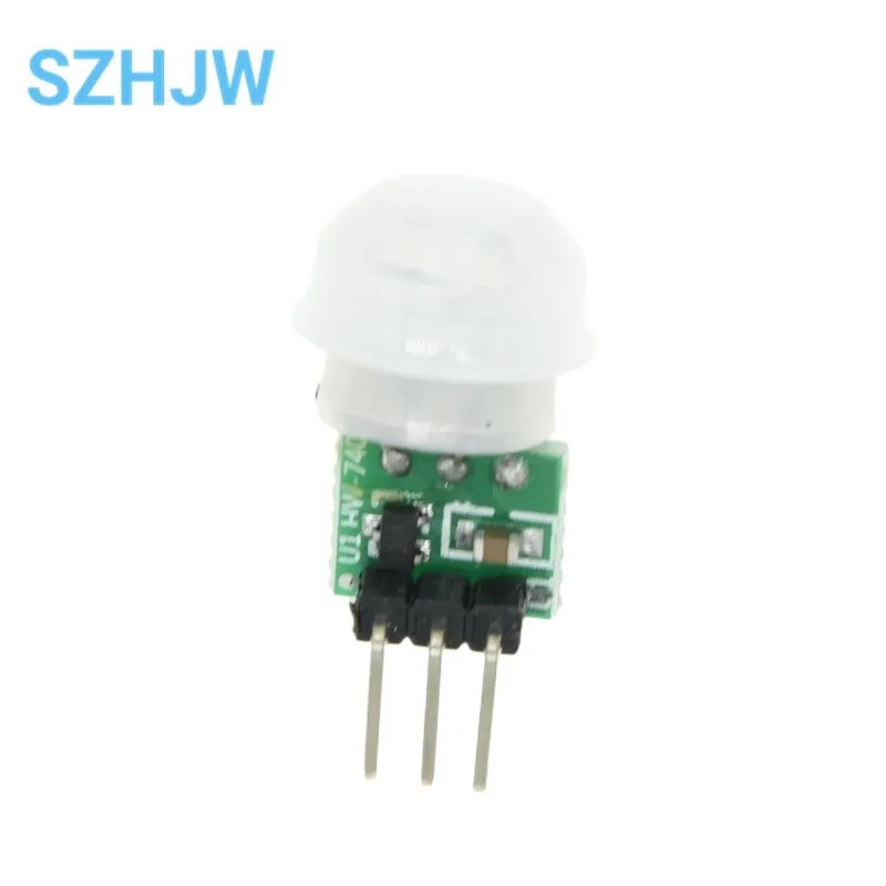 1-10pcs Mini IR Infrared Pyroelectric PIR Body Motion Human Sensor Detector Module