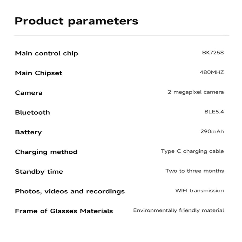 Xiaomi  6K HD AI Smart Intelligent Camera Glasses Shooting Translation Bluetooth Call LED Intelligent Recognition Sunglasses
