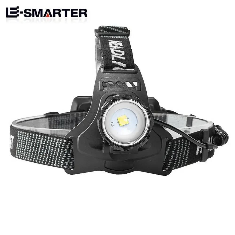 XHP90 Sensor Headlight High Power LED Headlamp Rechargeable Flashlight Built-in 18650 Battery Fishing Camping Head Lamp
