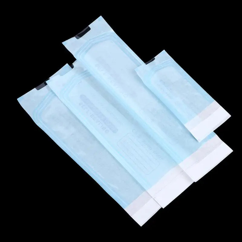 200PCS Self-Sealing Sterilizer Pouches Bags 4 Size Disposable Nail Art Disinfection Bag Tattoo Nail Dental Tool Storage Bag