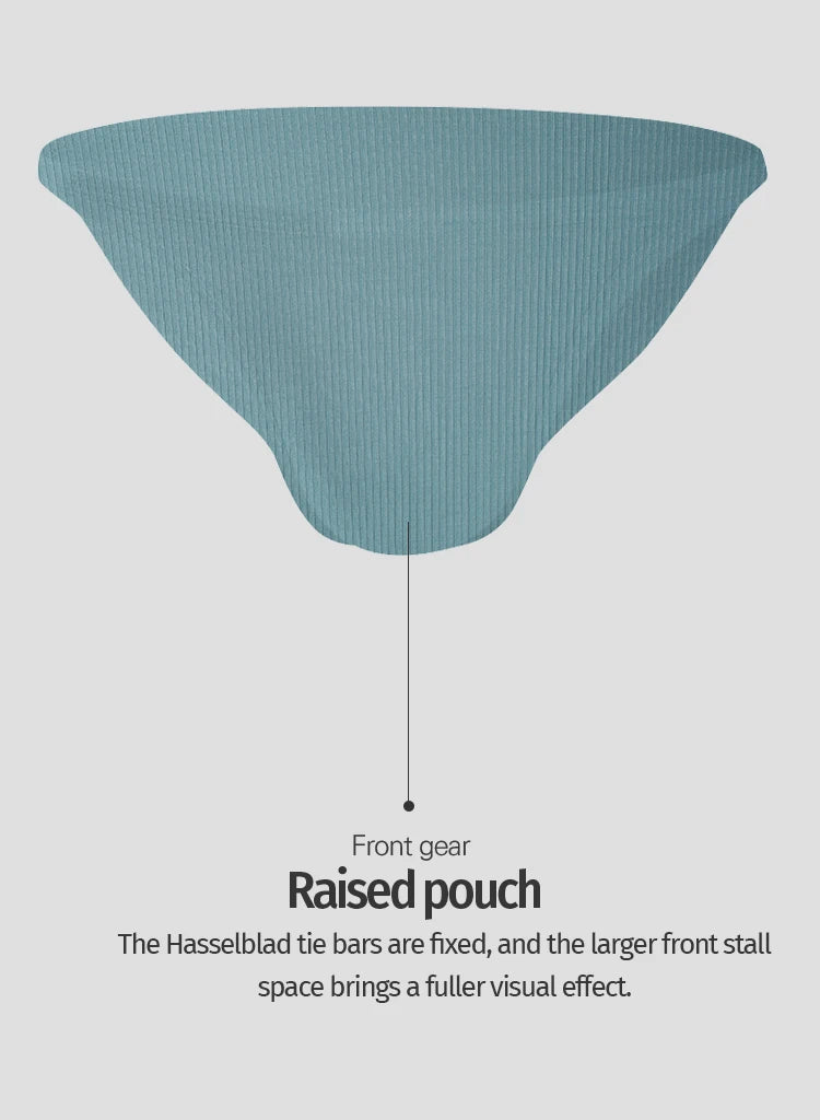 CMENIN 5Pcs Cotton Breathable Briefs Men Underwear Comfort High Quickly Jockstrap Man Underpants Brief Man AD7118