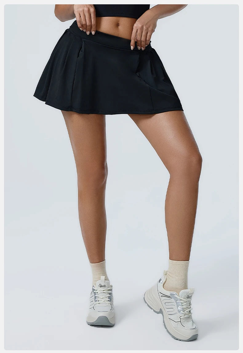 Women Shorts Sports Skirt High Waist Golf Tennis Skirts Gym Fitness Training Running Yoga Skirt Athletic Workout Outdoors Skort