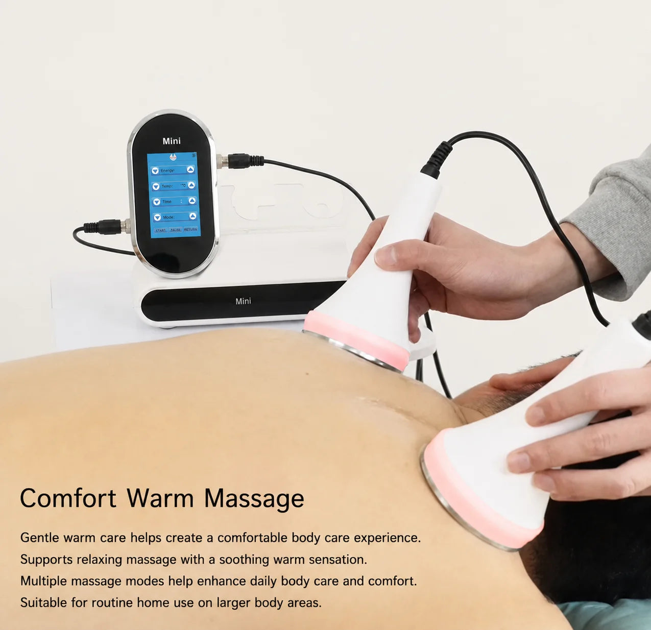 Microcurrent EMS Beauty Massage Device Body Care Relaxation Massager for Home and Spa Use