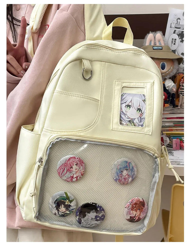 Japanese College Style Fashionable Backpack for Students Large Capacity Backpack for Women Highvalue Outdoor Backpack