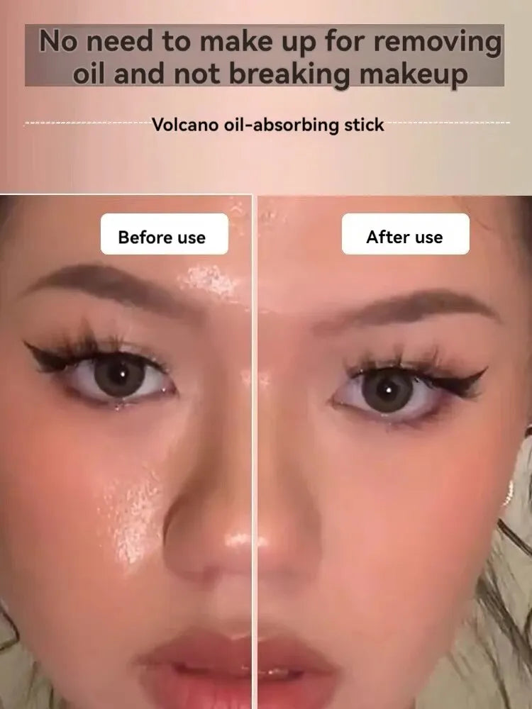 Volcano Oil Absorption Ball Oil Absorption Stick Face to Greasy Portable Oil Absorption Ball Clean Pores