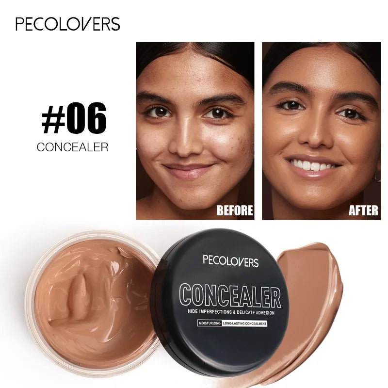 Multi-color Concealer, Dark Circles Covering, Facial Blemishes, Waterproof and Sweat-proof, Long-lasting Natural Concealer