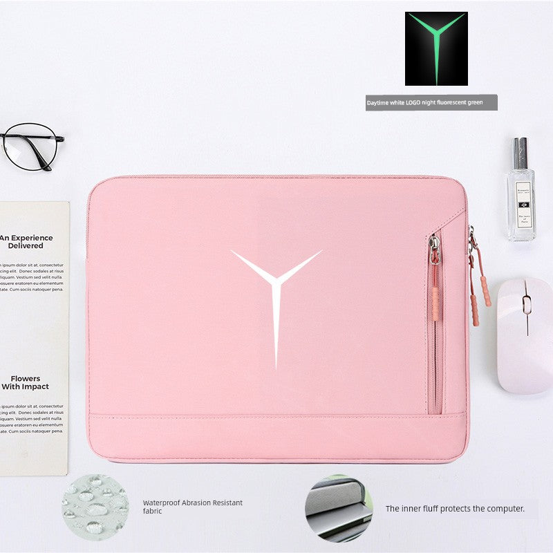 Gaming Notebook Applicable to Lenovo Saver R9000p Laptop Bag Liner Bag 2023 Y9000/7000x/K Waterproof Bubble Wrap Fleece-lined Protective Case 15.6-Inch Drop-Resistant