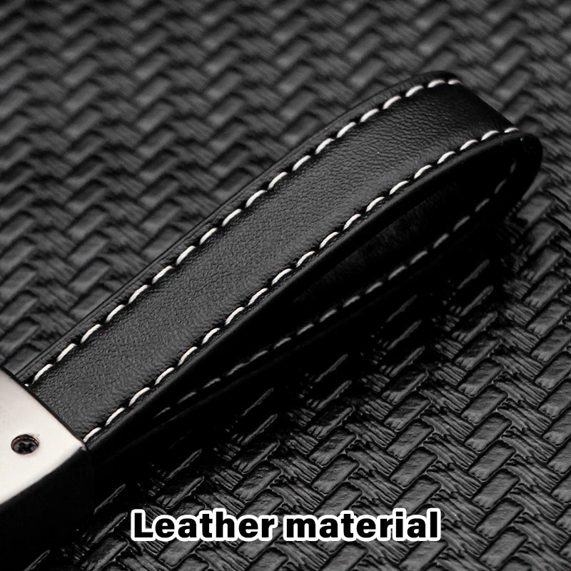 Alloy Leather Car Key Rings Holder Lanyard for Citroen DS C3 C4 Picasso Aircross C5 Aircross Elysee Berlingo Xsara Accessories